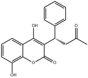 (S)-8-Hydroxy Warfarin Struktur