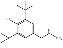 3,5-DI-TERT-BUTYL-4-HYDROXY-BENZYL-HYDRAZINE Structure