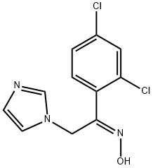 (Z)-2'-(1H-Imidazole-1-yl)-2,4-dichloroacetophenone oxime Structure