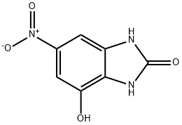2H-Benzimidazol-2-one, 1,3-dihydro-4-hydroxy-6-nitro- Struktur