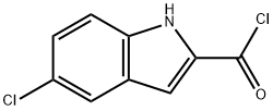 5-氯吲哚-2-羧酸氯 結(jié)構(gòu)式