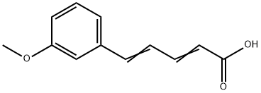 5-(3-METHOXY-PHENYL)-PENTA-2,4-DIENOIC ACID Struktur