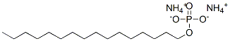 diammonium hexadecyl phosphate Struktur