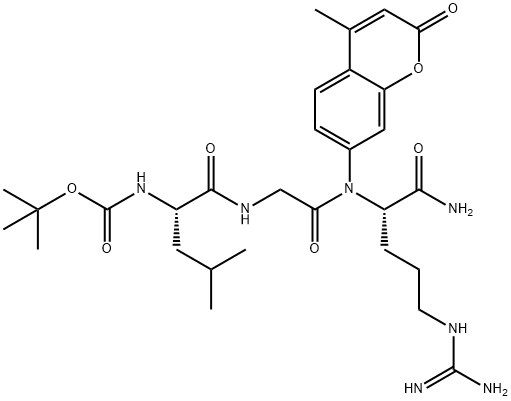 BOC-LEU-GLY-ARG-AMC 結(jié)構(gòu)式