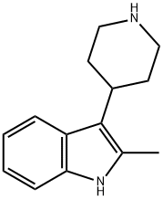 4-(2-甲基-3-吲哚基)哌啶, 65347-61-7, 結(jié)構(gòu)式