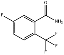 5-氟-2-(三氟甲基)苯甲酰胺 結(jié)構(gòu)式