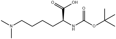 N-Α-叔丁氧甲?；?N-Ε-L-賴氨酸 結(jié)構(gòu)式