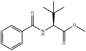 L-VALINE, N-BENZOYL-3-METHYL-, METHYL ESTER Struktur