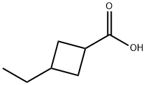 3-Ethylcyclobutanecarboxylic acid Struktur
