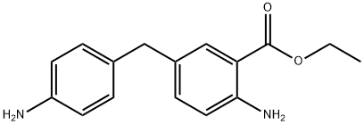ethyl 5-[(4-aminophenyl)methyl]anthranilate Struktur