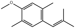 Benzene, 1-methoxy-2,5-dimethyl-4-(2-methyl-1-propenyl)- (9CI) Struktur