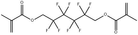2,2,3,3,4,4,5,5-オクタフルオロ-1,6-ヘキシルジメタクリル酸 化學構造式