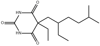 5-Ethyl-5-(5-methyl-2-ethylhexyl)-2-sodiooxy-4,6(1H,5H)-pyrimidinedione Struktur