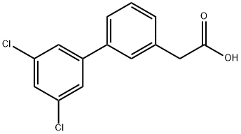 3-BIPHENYL-3',5'-DICHLORO-ACETIC ACID Struktur