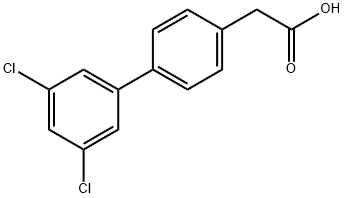 4-BIPHENYL-3',5'-DICHLORO-ACETIC ACID Struktur