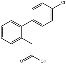 2-BIPHENYL-4'-CHLORO-ACETIC ACID Struktur
