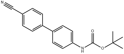 4-(4'-CYANOPHENYL)-1-N-BOC-ANILINE Struktur