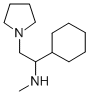 (1-CYCLOHEXYL-2-PYRROLIDIN-1-YL-ETHYL)-METHYL-AMINE Struktur