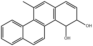 9,10-dihydro-9,10-dihydroxy-5-methylchrysene Structure