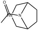 3,8-Diazabicyclo[3.2.1]octane,8-acetyl-(9CI) Struktur