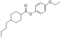 4-Ethoxyphenyl 4-butylcyclohexanecarboxylate Struktur