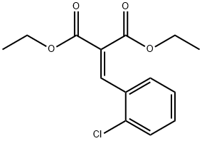 2-(2-Chlorobenzylidene)malonic acid diethyl ester Struktur