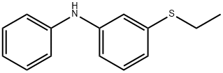 3-(Ethylthio)-N-phenylbenzenamine Struktur