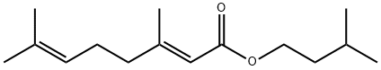 ISOAMYL GERANATE Struktur