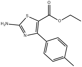 ETHYL 2-AMINO-4-P-TOLYLTHIAZOLE-5-CARBOXYLATE Struktur