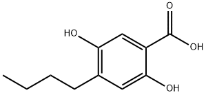 Benzoic acid, 4-butyl-2,5-dihydroxy- (9CI) Struktur