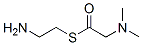 Ethanethioic acid, (dimethylamino)-, S-(2-aminoethyl) ester (9CI) Struktur