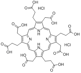 UROPORPHYRIN I DIHYDROCHLORIDE Struktur
