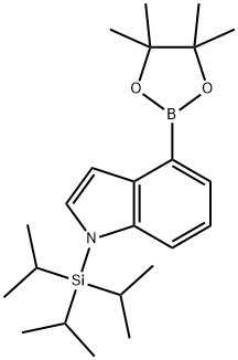 4-(4,4,5,5-TETRAMETHYL-1,3,2-DIOXABOROLAN-2-YL)-1-(TRIISOPROPYLSILYL)-1H-INDOLE price.