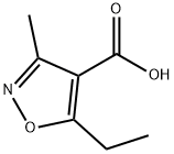 4-Isoxazolecarboxylicacid,5-ethyl-3-methyl-(9CI) Struktur