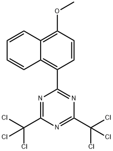 2-(4-METHOXY-1-NAPHTHYL)-4,6-BIS(TRICHLOROMETHYL)-1,3,5-TRIAZINE price.