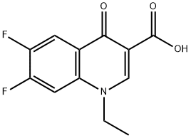 Dihydro-6,7-difluoro-1-ethyl-4-oxo-3-synoline carbonoic acid Struktur