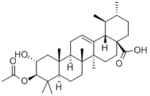 3-乙酰氧基科羅索酸, 700370-58-7, 結(jié)構(gòu)式