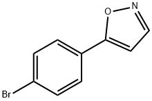 5-(4-溴苯基)異惡唑 結(jié)構(gòu)式