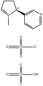 S-(-)-NICOTINE-D1'-(5')-IMINIUM DIPERCHLORATE SALT Struktur