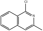 1-CHLORO-3-METHYL-ISOQUINOLINE Struktur