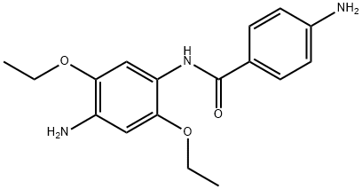 4-amino-N-(4-amino-2,5-diethoxyphenyl)benzamide Struktur