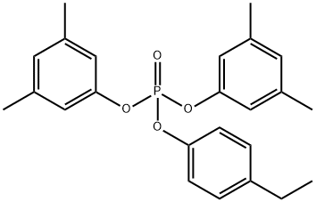 4-ETHYL-3',3'',5',5''-TETRAMETHYLTRIPHENYL PHOSPHATE  Struktur