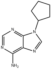 9-CYCLOPENTYLADENINE Struktur