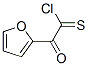 2-Furanethanethioyl chloride, alpha-oxo- (9CI) Struktur