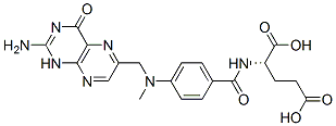 (2S)-2-[[4-[(2-amino-4-oxo-1H-pteridin-6-yl)methyl-methyl-amino]benzoy l]amino]pentanedioic acid
