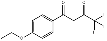 1-(4-ETHOXYPHENYL)-4,4,4-TRIFLUOROBUTANE-1,3-DIONE Structure