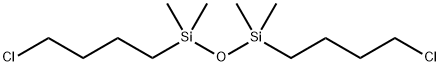 1,3-Bis(4-chlorobutyl)-1,1,3,3-tetramethylpropanedisiloxane Struktur