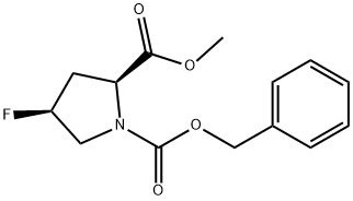 （2s，4s）-1-benzyl-2-methy-4-fluoropyrrolidine-1，2-dicarbo Struktur