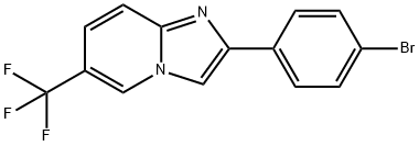 2-(4-Bromo-phenyl)-6-trifluoromethy
l-imidazo[1,2-a]pyridine Struktur