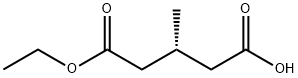(R)-1-ETHYL HYDROGEN 3-METHYLGLUTARATE Struktur